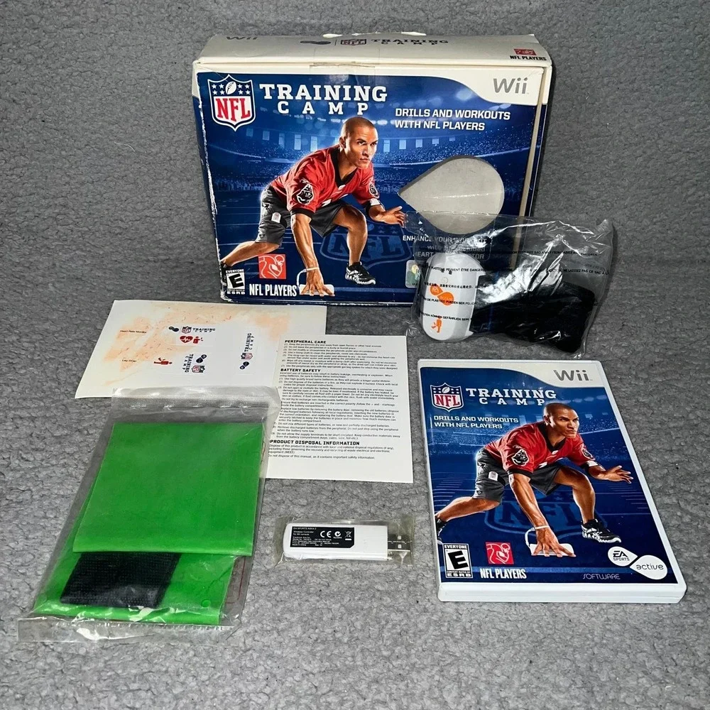 Open Box EA Sports Active Wii NFL Training Camp Drills Workouts With NFL Players